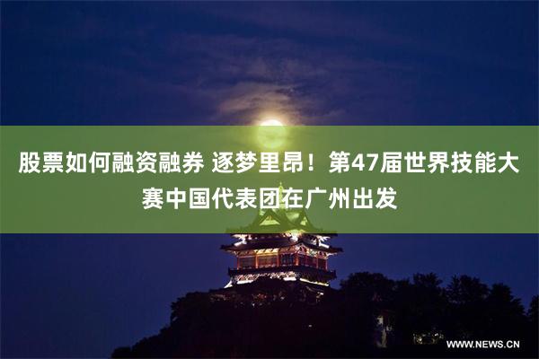 股票如何融资融券 逐梦里昂！第47届世界技能大赛中国代表团在广州出发