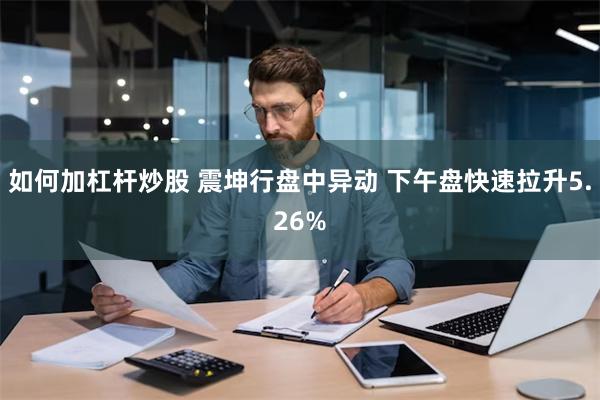 如何加杠杆炒股 震坤行盘中异动 下午盘快速拉升5.26%