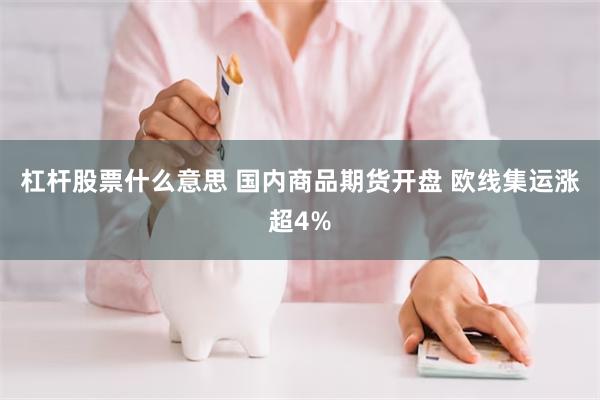 杠杆股票什么意思 国内商品期货开盘 欧线集运涨超4%